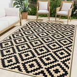 Reversible Outdoor Rug – Non-Slip, UV-Resistant Polypropylene & Geometric Design