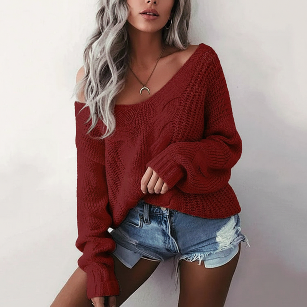 Oversized knitted pullover - Carolin - 9