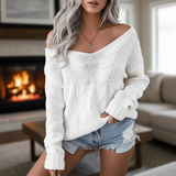 Oversized knitted pullover - Carolin