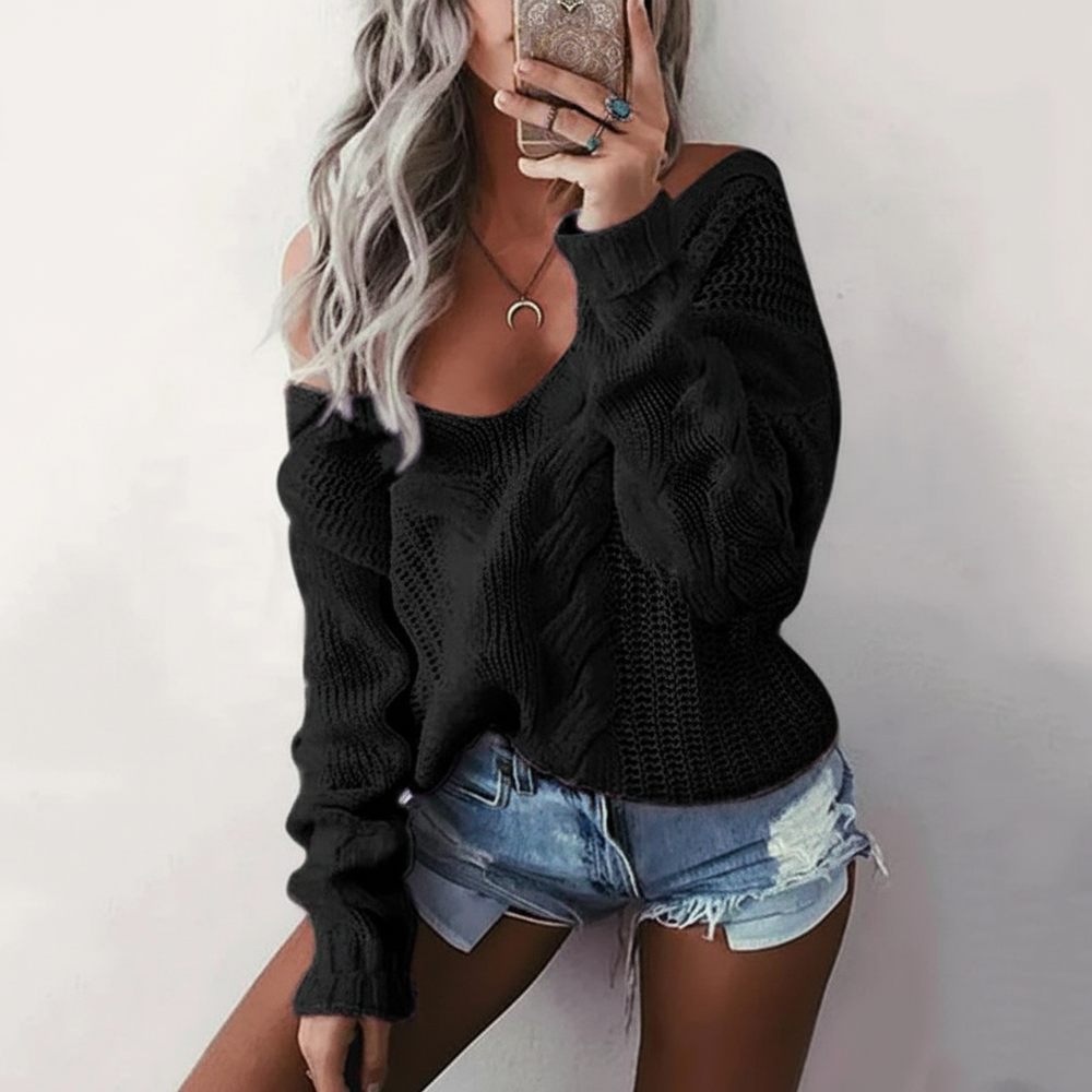 Oversized knitted pullover - Carolin - 7