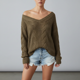 Oversized knitted pullover - Carolin - 8