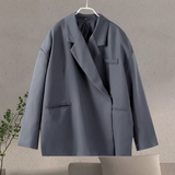 Oversized Women's Blazer with Clean Silhouette - Alexia - 2