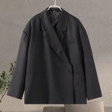 Oversized Women's Blazer with Clean Silhouette - Alexia - 3