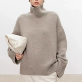 Women's Oversized Turtleneck Sweater
