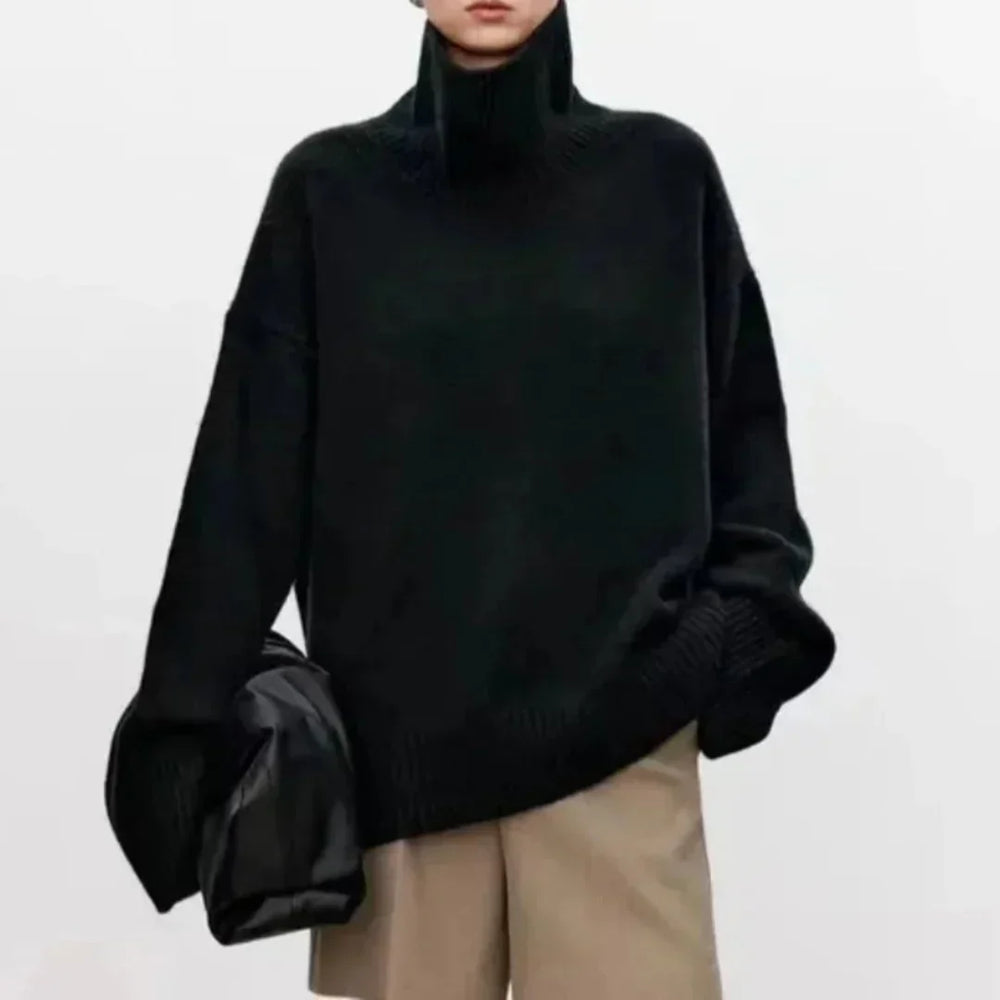 Women's Oversized Turtleneck Sweater