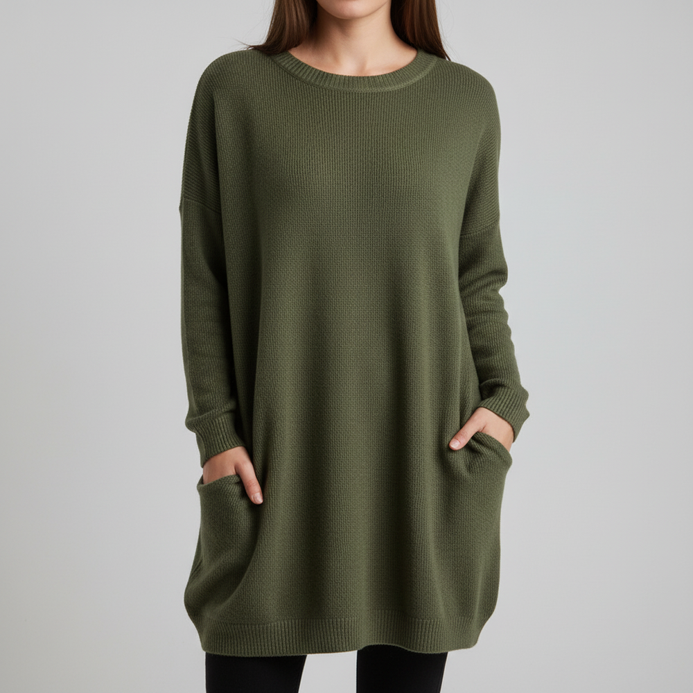 Oversized Cut Women's Sweater - Marlene
