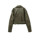 Oversized Vintage Biker Jacket – Jane