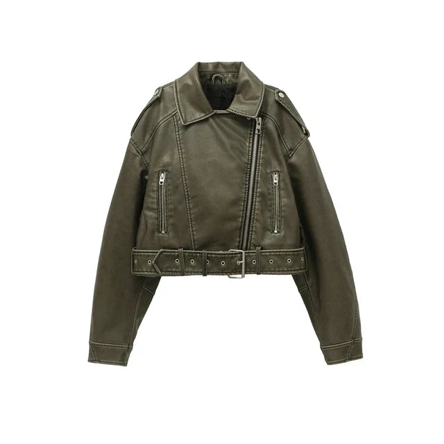 Oversized Vintage Biker Jacket – Jane