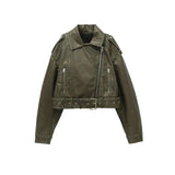Oversized Vintage Biker Jacket – Jane