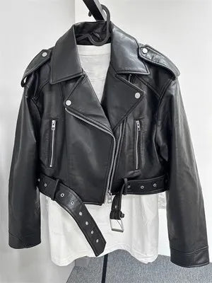 Oversized Vintage Biker Jacket – Jane