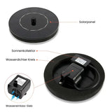 Solar Water Fountain – Wireless, 4 Nozzles, Ø 16 cm for Bird Bath & Pond