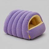 Pet Bed Cat Cave Soft Plush Warm Indoor Sleeping House