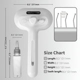 Pet Grooming Brush Self Cleaning Silicone Massage Spray Comb