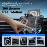 Phone Holder Wireless Charging Car Mount Auto Clamp Vent
