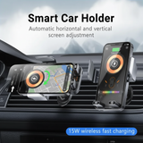 Phone Holder Wireless Charging Car Mount Auto Clamp Vent