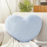 Throw Pillow Heart Shaped Plush Decorative Sofa Cushion