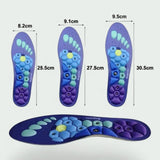 Magnetic Acupressure Insoles – Bio-Stimulation Nodes, Trimmable EVA & Unisex Sizes