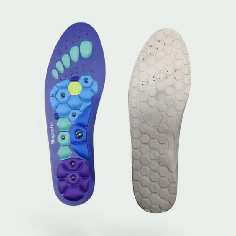 Magnetic Acupressure Insoles – Bio-Stimulation Nodes, Trimmable EVA & Unisex Sizes