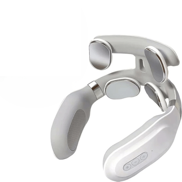 4-in-1 Neck Massager – Heat Therapy, Vibration & Cordless Rechargeable