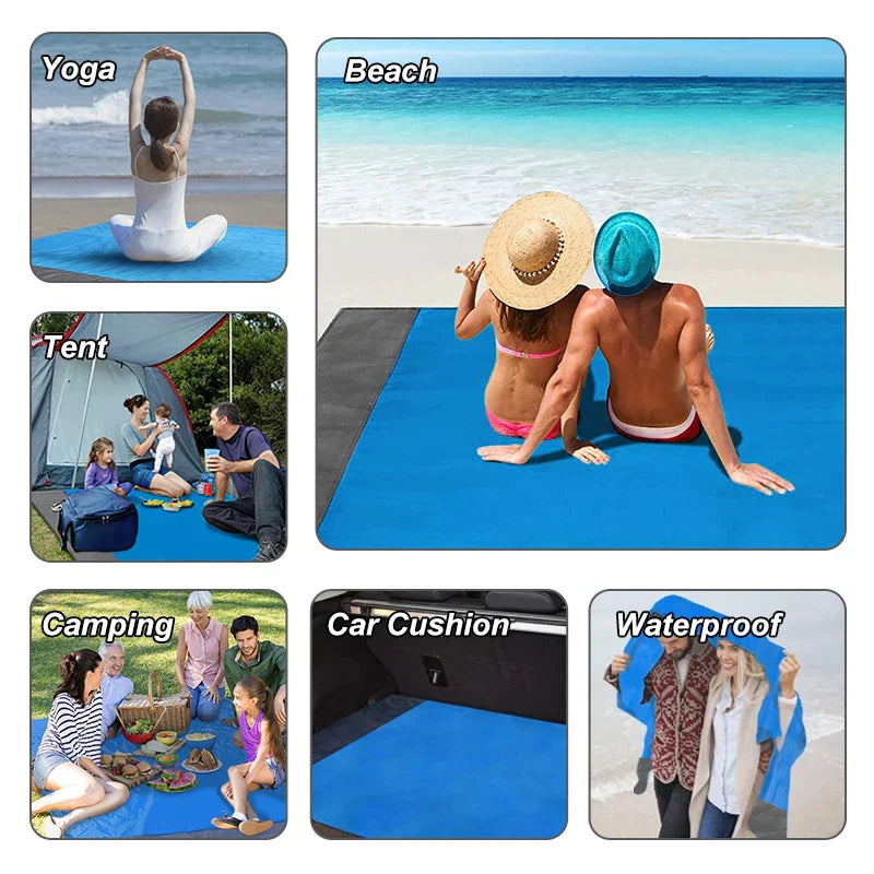 Optimized Product Title: "Wasserdichte Outdoor-Matte – Ideal für jeden Untergrund, bleibt trocken und rutschfest" 

This title includes keywords that potential customers might search for while also highlighting the product's key features.