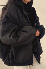 Padded Winter Bomber Jacket - Bernadette - 6