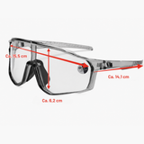 Unisex Sport Sunglasses – Photochromic Lenses, Rimless Design & Polycarbonate Frame