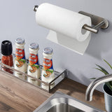 Paper Towel Holder Under Cabinet Black Stainless Steel