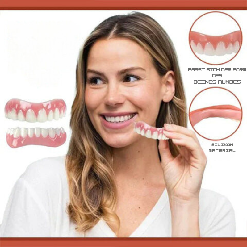 Biocompatible Silicone Prosthesis Set for Pain-Free Fit and Natural Smile