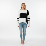 Patchwork Design Sweater - Helena