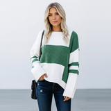 Patchwork Design Sweater - Helena