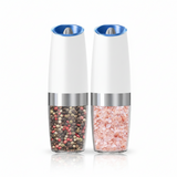 Salt Pepper Grinder Electric Gravity Adjustable Set