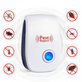 Ultrasonic Pest Repeller – 10–75 m² Coverage, Plug-In & Chemical-Free