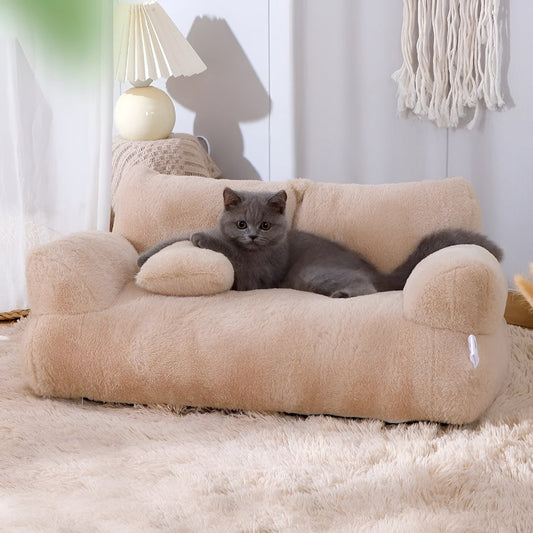 Pet Sofa Bed – Washable Cover, Cushioned Comfort & Dog Cat Couch
