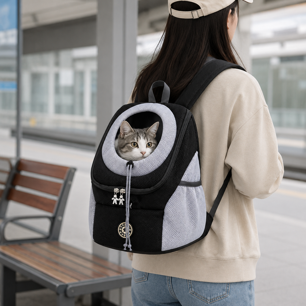 Dog Carrier Backpack – Travel-Friendly, Breathable & Multiple Sizes