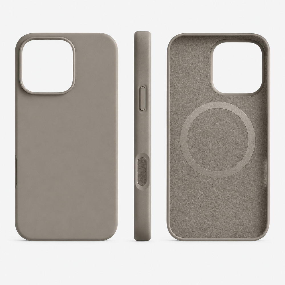 Phone Case Magnetic Silicone Wireless Charging Protective Cover