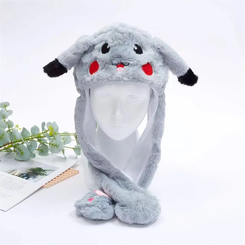 BunnyBounce Hat - Pikachu Gray