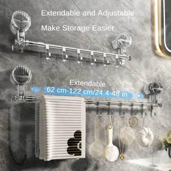 Optimized Product Title: **Handtuchhalter mit Saugnapf – Kein Bohren nötig, sofort einsatzbereit, ideal für Bad und Küche**