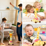 Plush Toy Interactive Singing Giraffe Kids Musical Companion