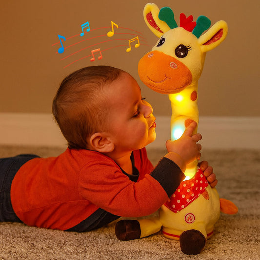 Giraffe Plush Toy – Interactive, Singing & Rechargeable