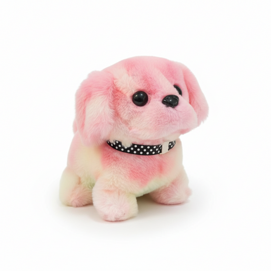 Plush Puppy Toy – Interactive Walking, Barking Sound & Lifelike Figure Design