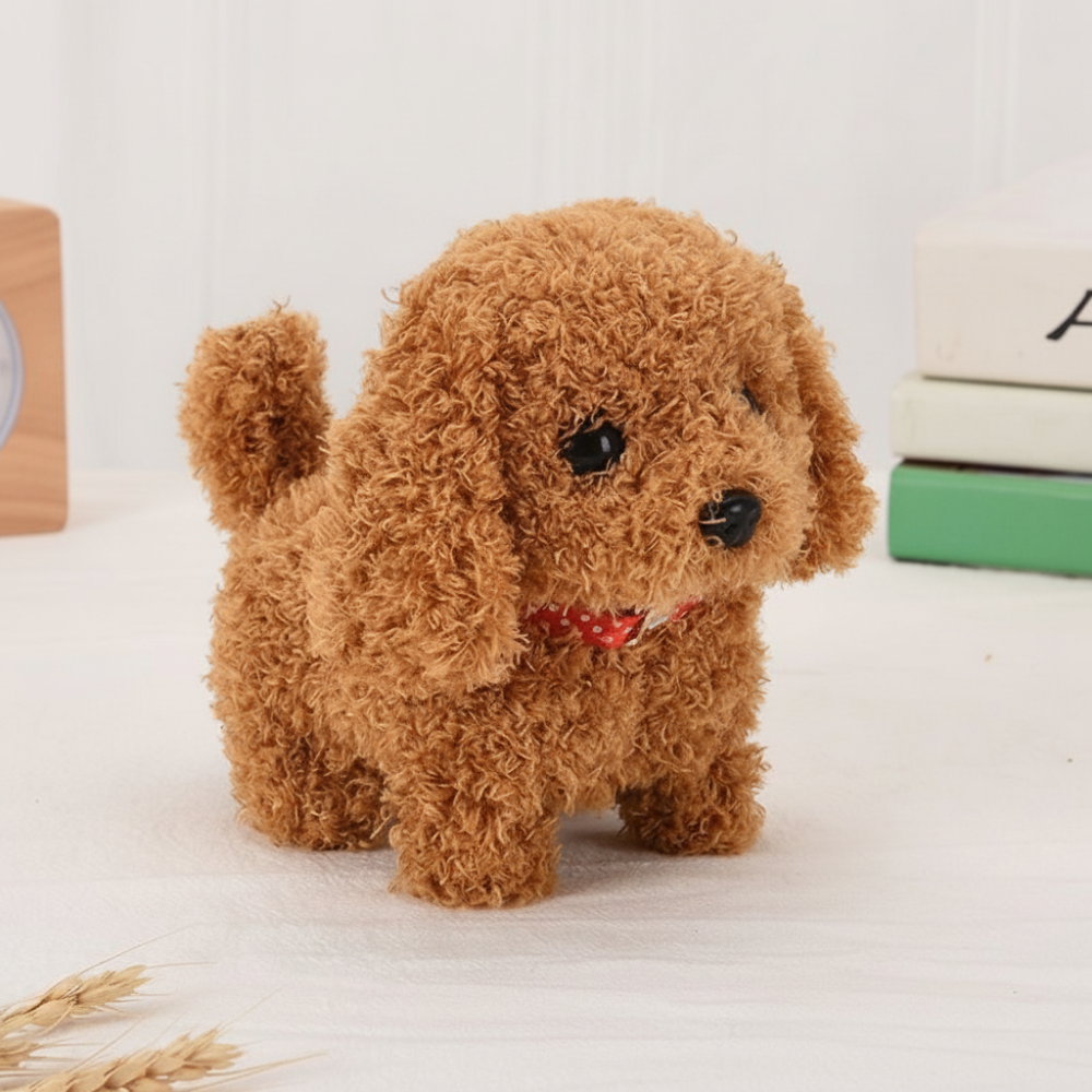 Plush Dog Toy Interactive Walking Barking Puppy Figure