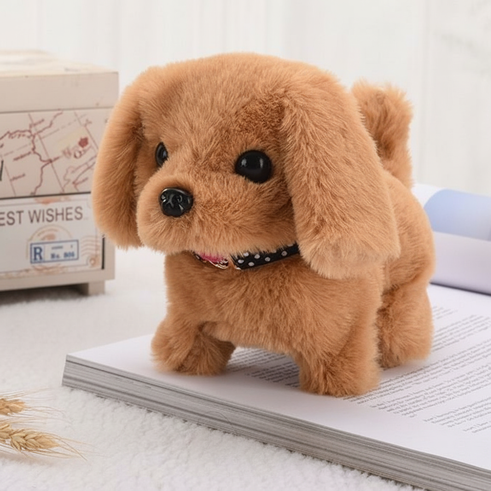 Plush Dog Toy – Realistic Movement, Sound & Interactive Play