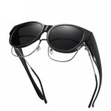 Women's Fit-Over Clip-On Sunglasses – Polarized UV400, TR90 Frame & Cat-Eye Design