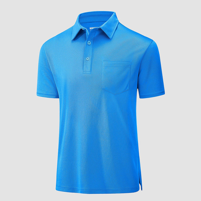 Polo Shirts for Men Short Sleeve  Golf Shirts Quick Dry with Pocket 11