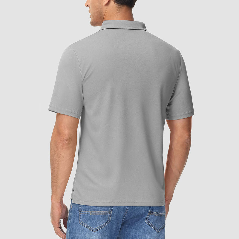 Polo Shirts for Men Short Sleeve  Golf Shirts Quick Dry with Pocket 2