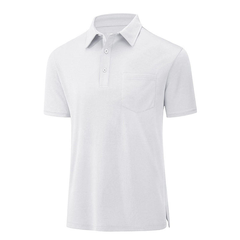 Polo Shirts for Men Short Sleeve  Golf Shirts Quick Dry with Pocket