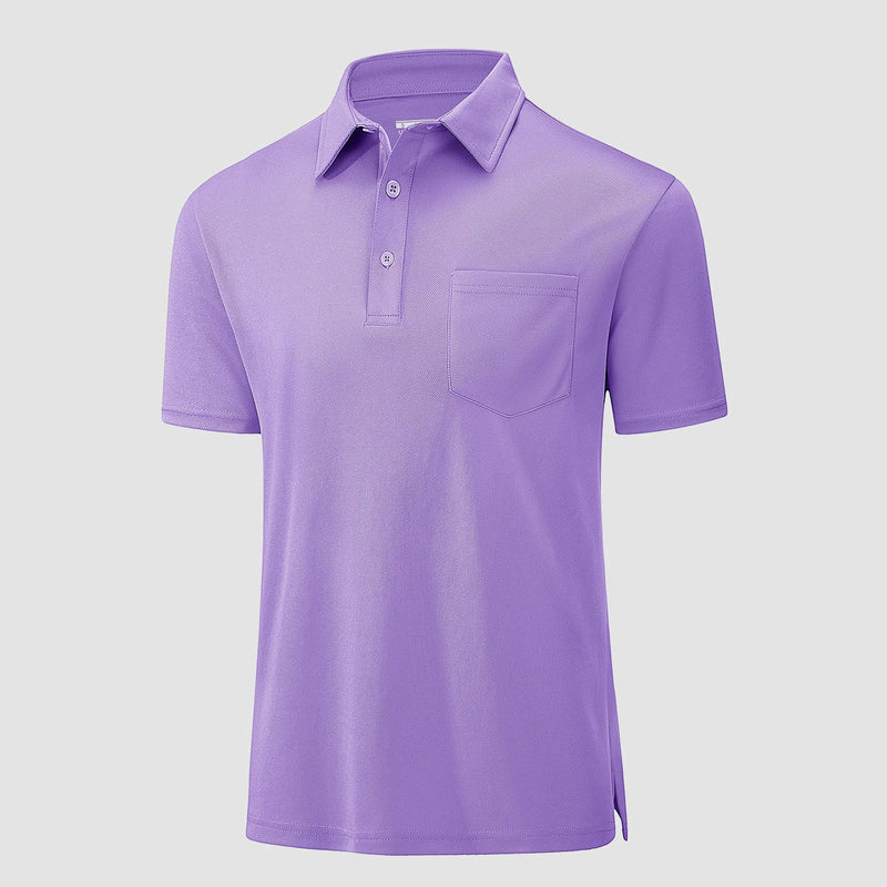 Polo Shirts for Men Short Sleeve  Golf Shirts Quick Dry with Pocket