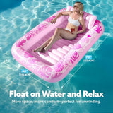 Inflatable Pool Float – Outdoor Lounge Mattress & Camping Bed