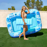 Inflatable Pool Float – Outdoor Lounge Mattress & Camping Bed