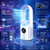 Bladeless Air Conditioner – Portable, Quiet & Fan-Free Design